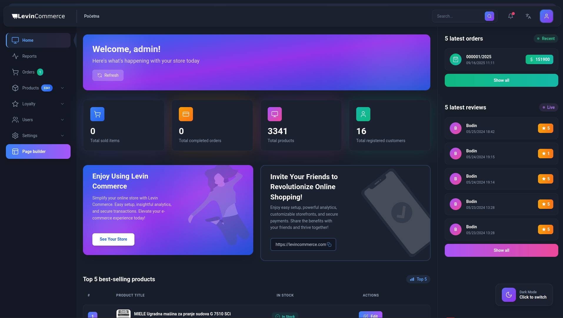 E-commerce platform that grows with your business